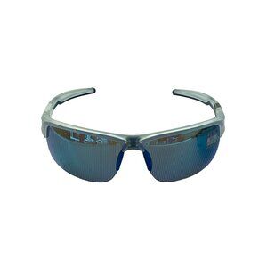 Kreedom Polycarbonate Sunglasses With Blue Mirror Lenses Transparent Frame NEW